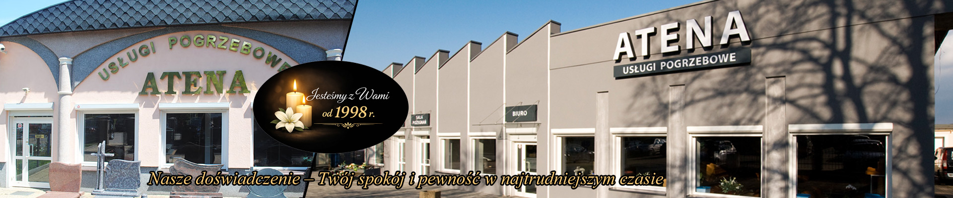 Zakład Pogrzebowy w Koszalinie - zdjęcie zewnatrz budynku